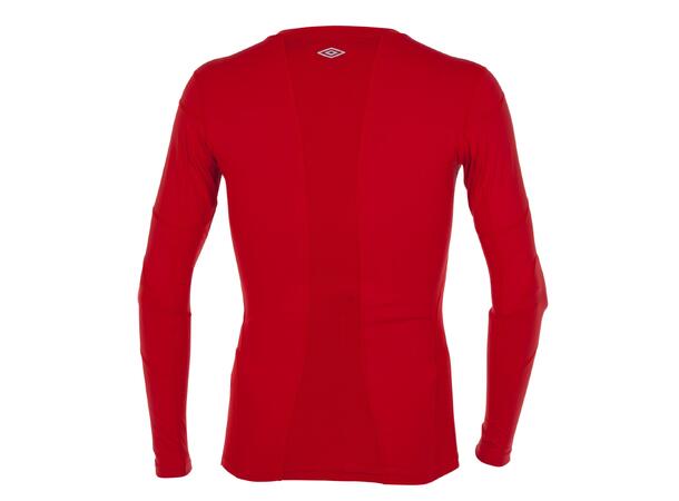 UMBRO Vulcan Underw Top jr Rød 128 Teknisk kompresjonstrøye i klubbfarger 